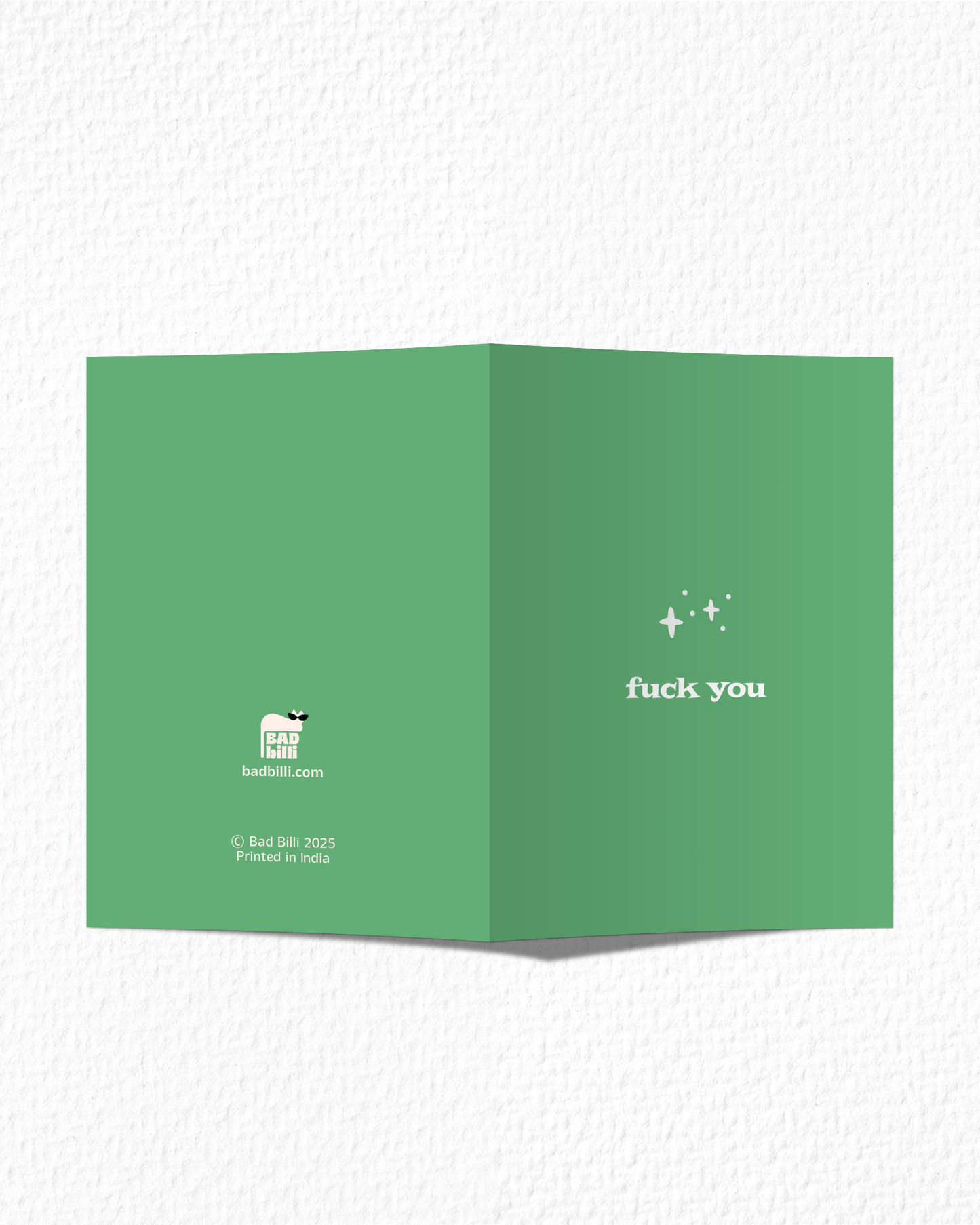 Fuck You Card