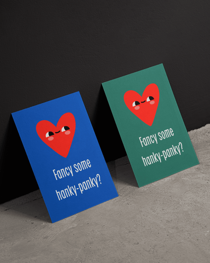 "Fancy Some Hanky-Panky?" Card
