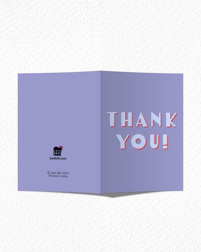 Minimal Thank You Card