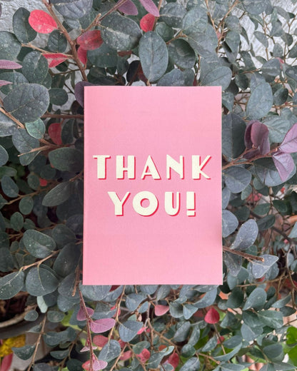 Minimal Thank You Card
