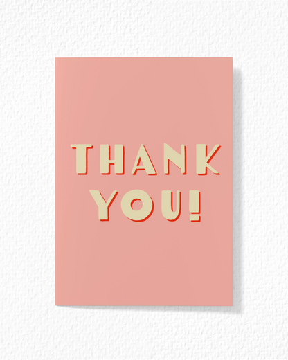 Minimal Thank You Card
