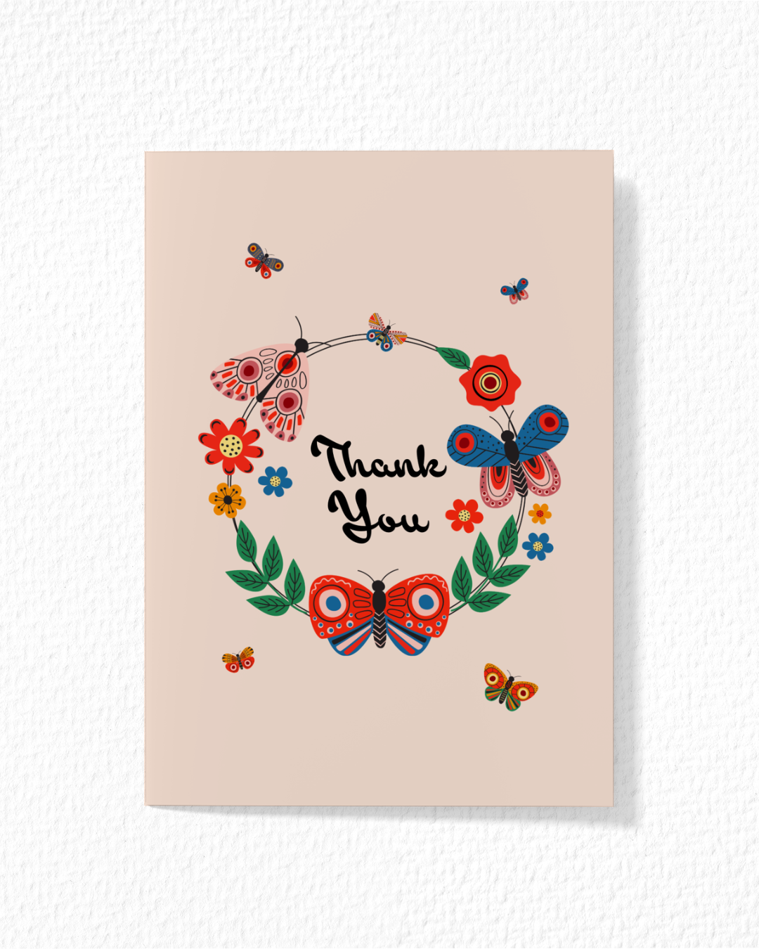 Butterflies Thank You Card