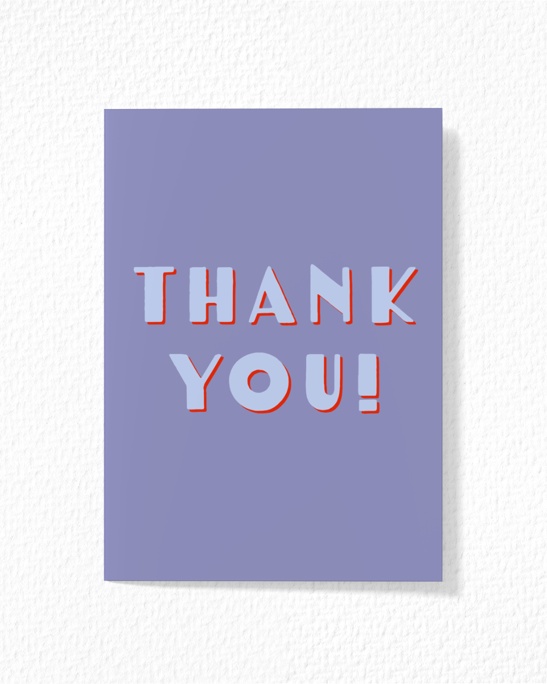Minimal Thank You Card