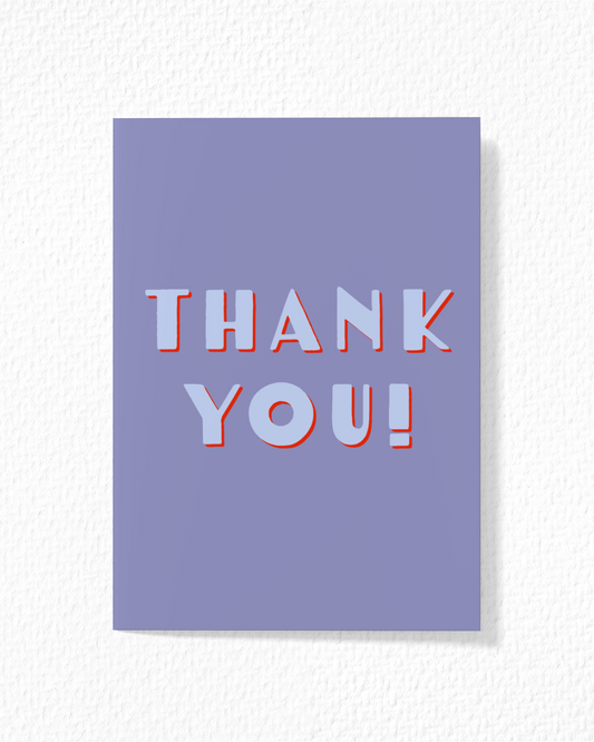 Minimal Thank You Card